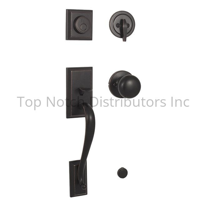Weslock 02835-1S10020 Mercy Dummy Handleset with Salem Knob Oil Rub... Sparrow Supply