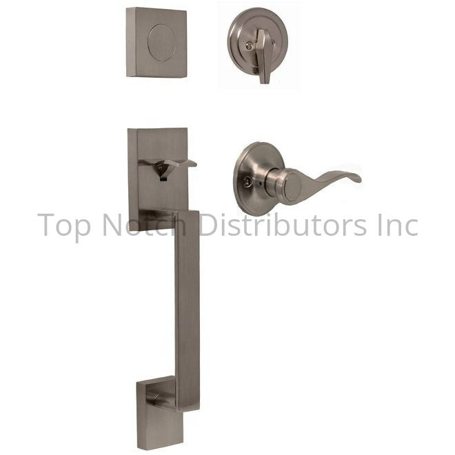Weslock 02845-NXN0020 Bailey Dummy Handleset with New Haven Lever S... Sparrow Supply