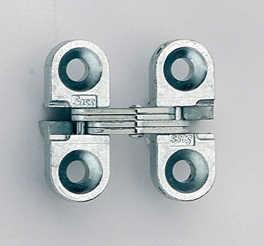 Universal Industrial 100CUS Invisible Hinges - Satin Chrome Sparrow Supply