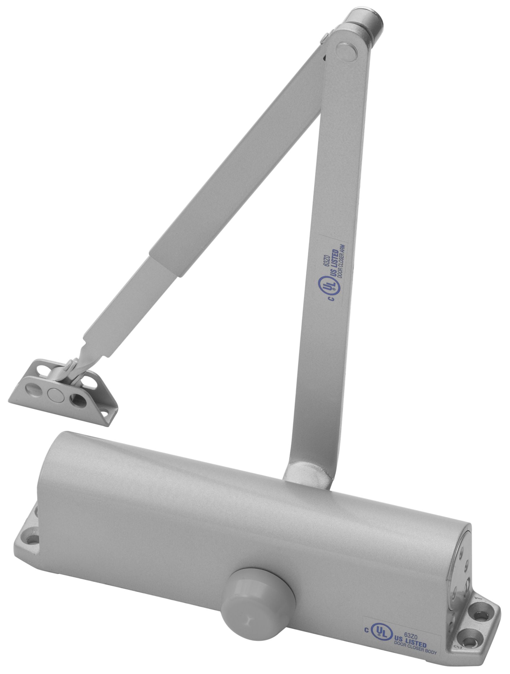 ASSA Abloy Accentra 1101BF689 Multi Size Non Hold Open Door Closer 689 Aluminum Finish Sparrow Supply