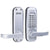 Lockey 1150SCMG Mechanical Keyless Heavy Duty Lever Lock with Single Combination Satin Chrome Marine Grade Finish Sparrow Supply