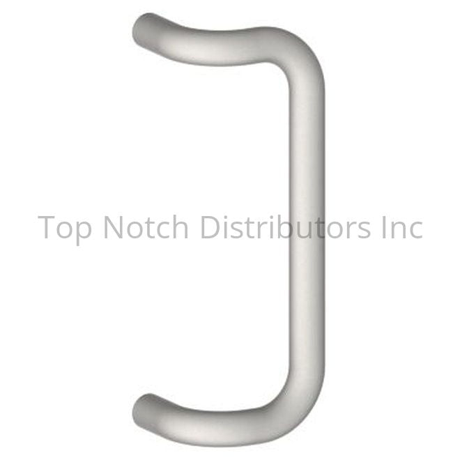 Hager 11E26 6" Length, 3/4" Round, 90 Degree Offset Pull Bright Chr... Sparrow Supply