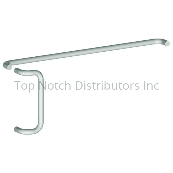 Hager 160B4 1" Round 12" Center to Center Offset Door Pull and Push... Sparrow Supply