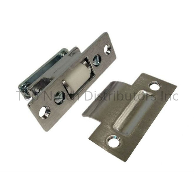 Don-Jo 1702626 1" x 3-3/8" Roller Latch with T Strike Satin Chrome ... Sparrow Supply
