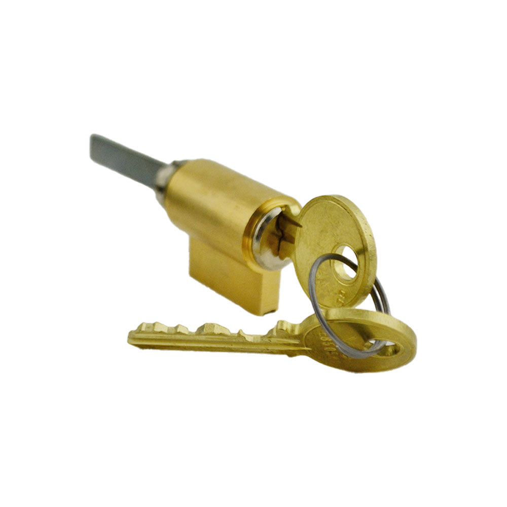 ASSA Abloy Accentra 1802GE626 6 Pin Single Section GE Keyway Cylinder for Key in Levers (AU5400LN) US26D (626) Satin Chrome Finish Sparrow Supply