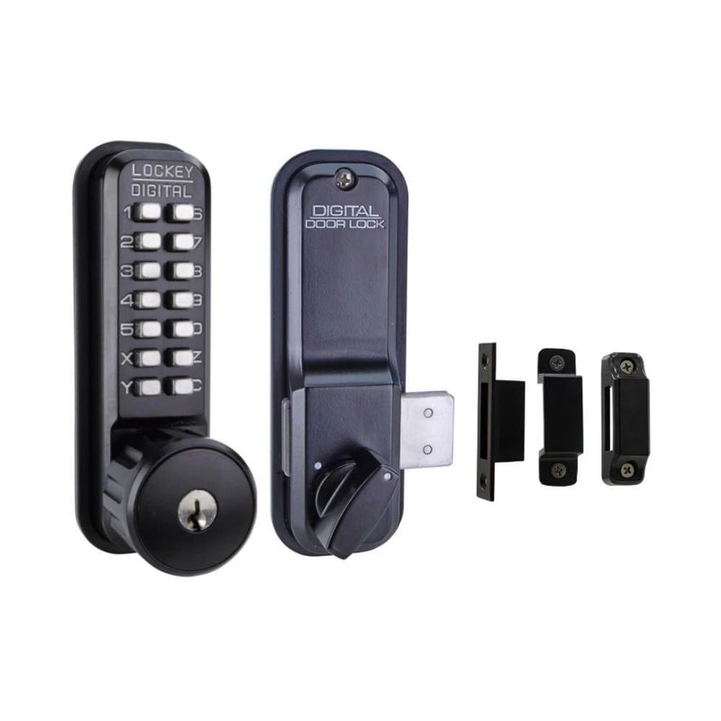 Lockey 2200JBMG Mechanical Pushbutton Locksets - Black Sparrow Supply
