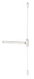 Best Precision 22086303 3' Apex Surface Vertical Rod Wide Style Exit Device for Keyed Lever Satin Stainless Steel Finish Sparrow Supply
