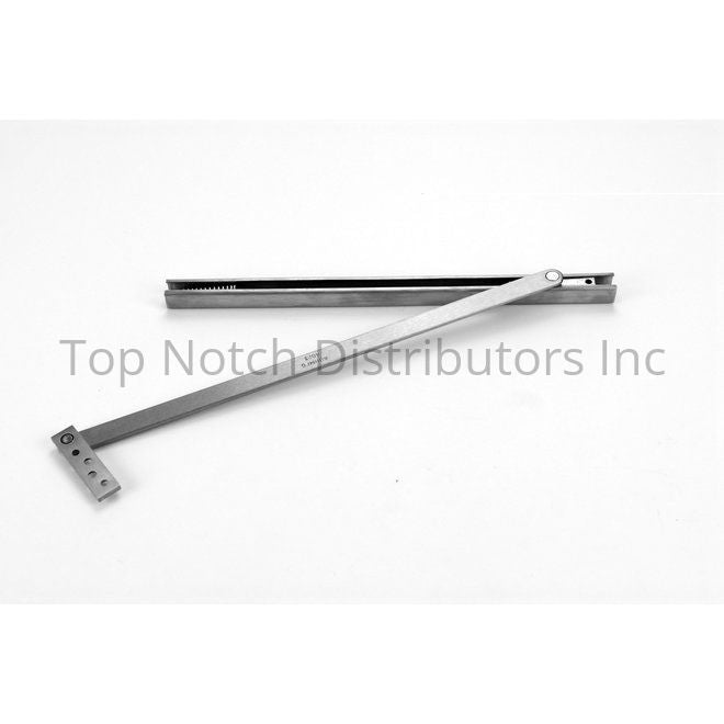 Don-Jo 3023630 30" to 35-15/16" Concealed Stop Satin Stainless Steel Sparrow Supply