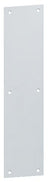Hager 30S81632D 8" x 16" Square Corner Push Plate Satin Stainless Steel Finish Sparrow Supply
