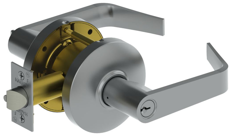 Hager Hinge 3553WTN Cylindrical Locksets - Satin Chrome Sparrow Supply