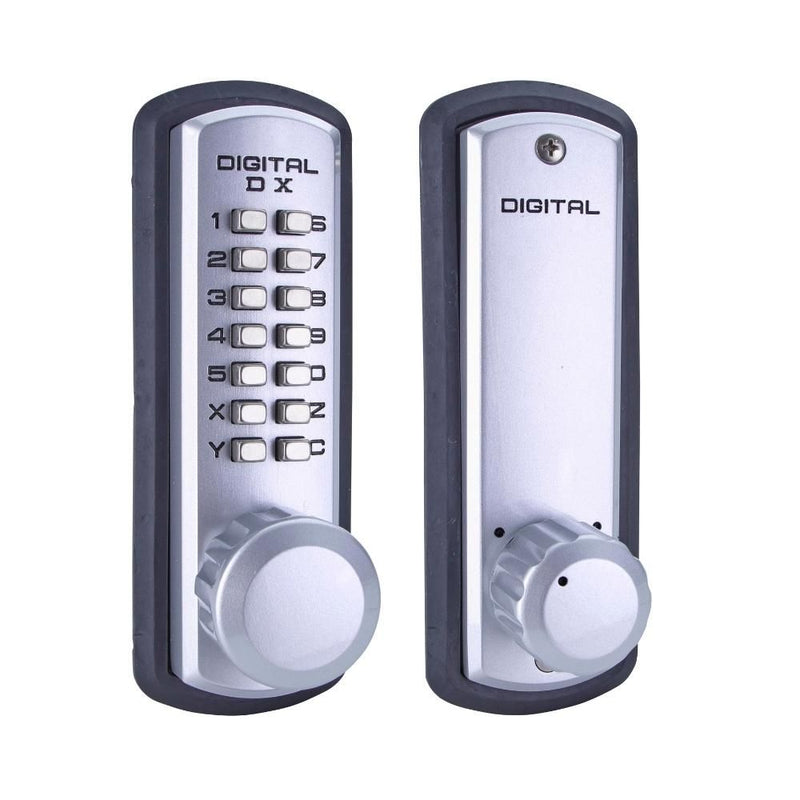 Lockey 3830SCMG Mechanical Pushbutton Locksets - Satin Chrome Sparrow Supply