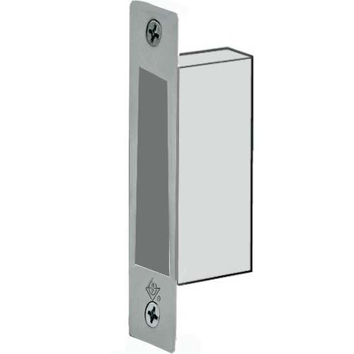 Adams Rite 4001011628 MS Deadlock Flat Square Box Strike Clear Anodized Aluminum Finish Sparrow Supply