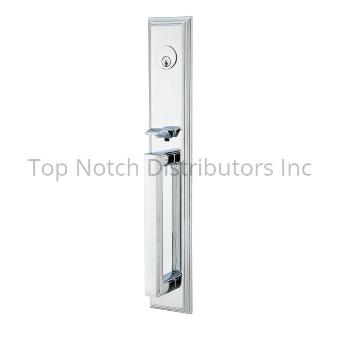 Emtek 4202MUS26RH Milano Lever Right Hand Dummy Melrose Tubular Han... Sparrow Supply