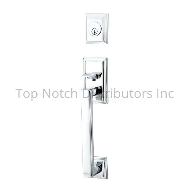 Emtek 4223SIOUS26RH Sion Lever Right Hand 2-3/8" and 2-3/4" Backset... Sparrow Supply
