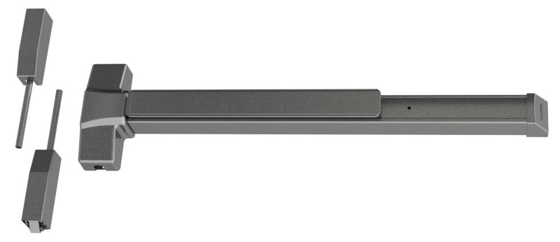 Hager Hinge 4501SVR Vertical Rod Exit Devices - Satin Chrome Sparrow Supply