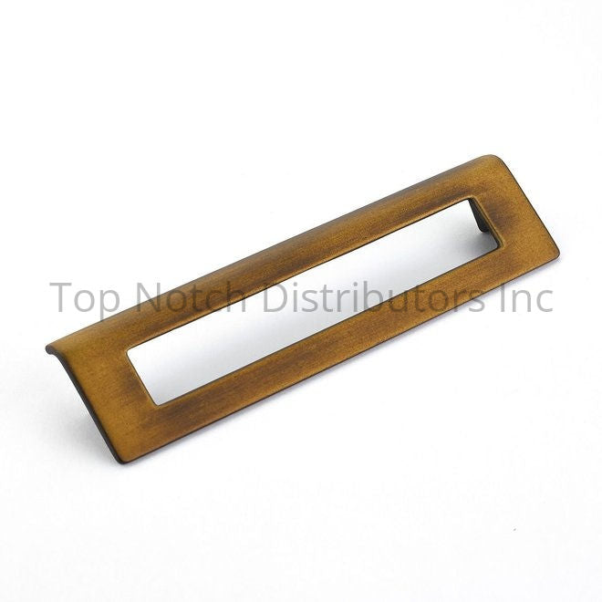 SCHAUB 451-BRBZ 160mm Center to Center Angled Rectangular Finestrin... Sparrow Supply