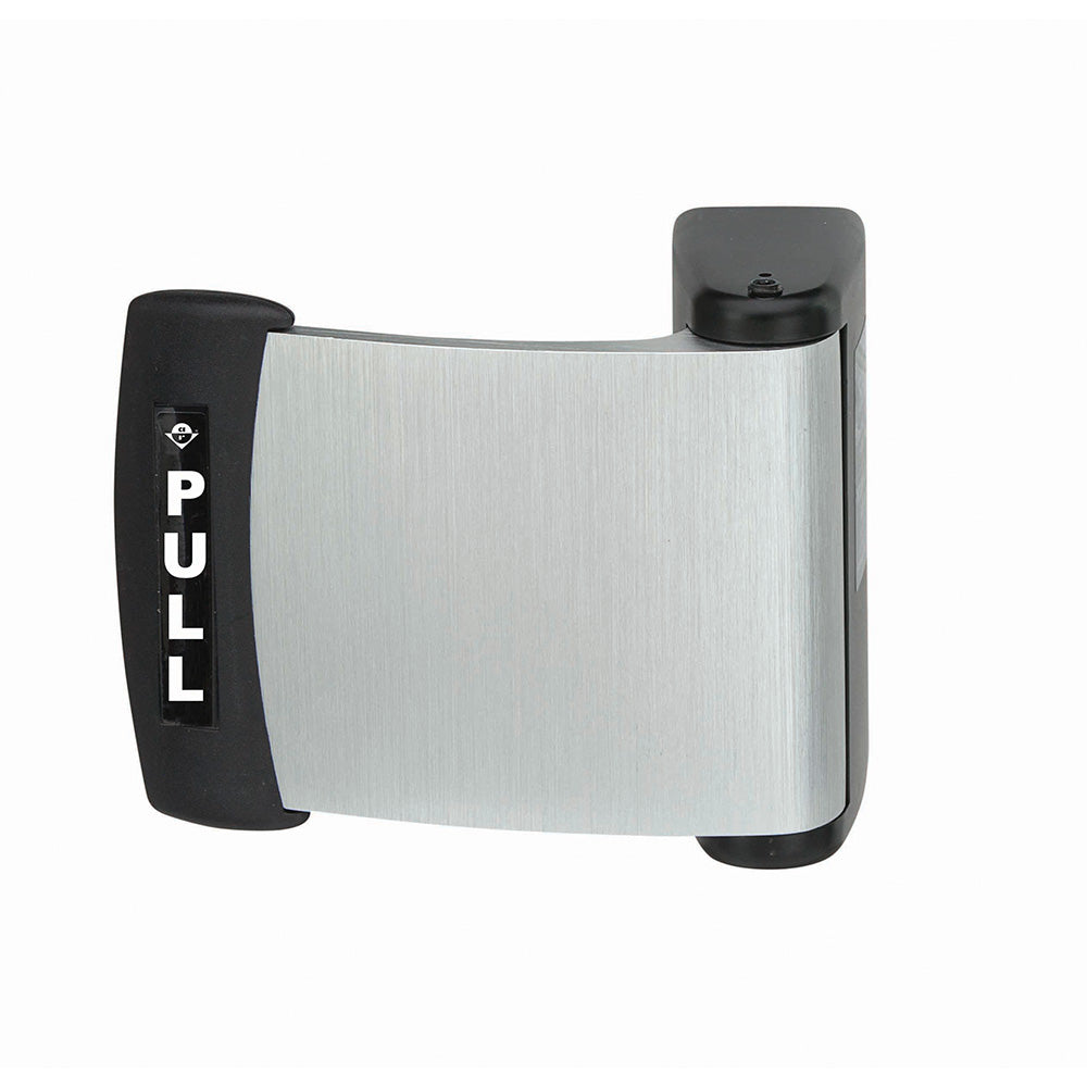 Adams Rite 45910100628 Pull to Left Curved Deadlatch Paddle for 1-3/4" Clear Anodized Aluminum Finish Sparrow Supply