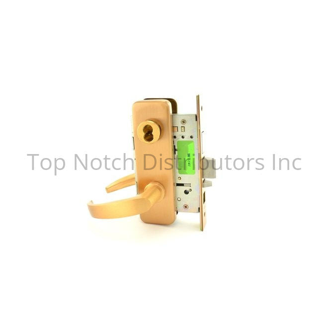 Best 45H7AB14J612RH Mortise Lock Office with Deadbolt 14 Lever with... Sparrow Supply
