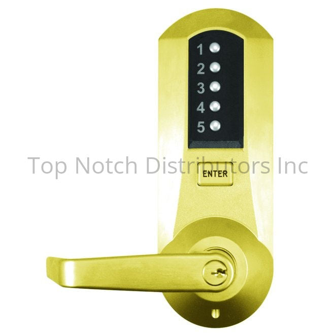 Dormakaba Simplex 5010BWL03 Mechanical Pushbutton Exit Trim Lock wi... Sparrow Supply