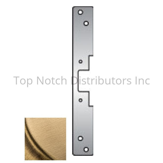 HES 504606 504 Faceplate for 5000 Strike Satin Brass Sparrow Supply