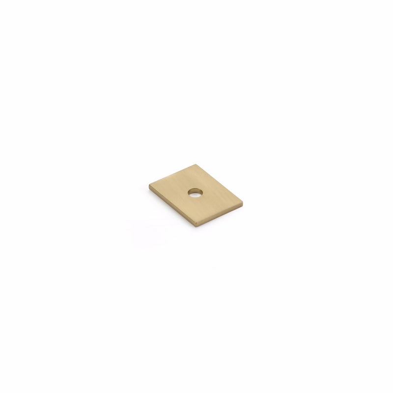 SCHAUB 5101B-SS Cabinet Backplates - Satin Brass Sparrow Supply