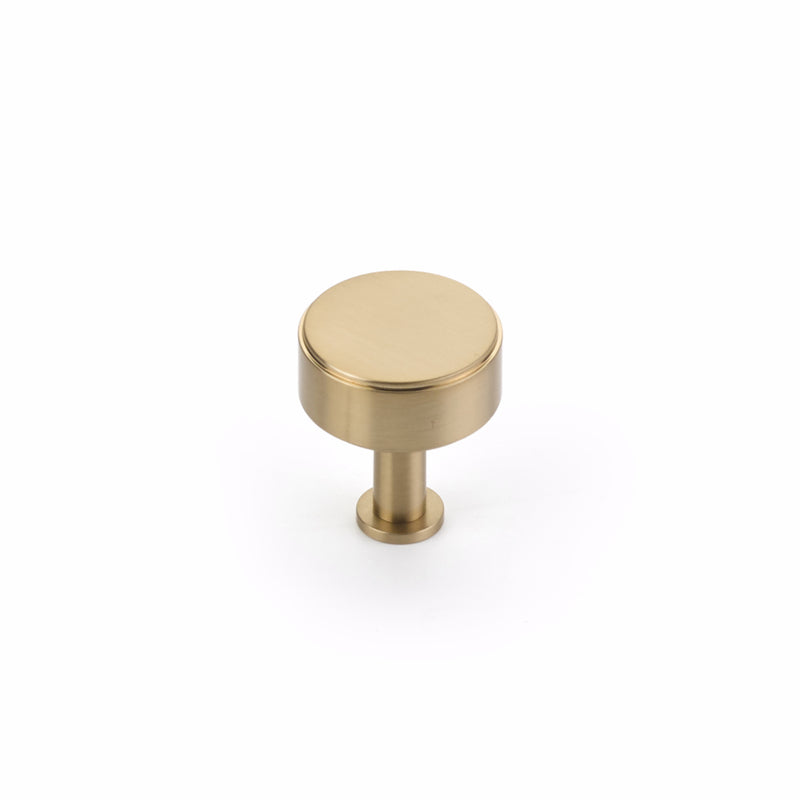 SCHAUB 5102-SSB Cabinet Knobs - Satin Brass Sparrow Supply