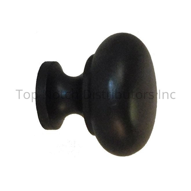 Don-Jo 54613 1-1/4" Round Cabinet Knob Oil Rubbed Bronze Polished B... Sparrow Supply