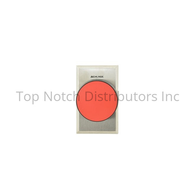 Schlage Electronics 625RD 2-3/4" Heavy Duty Red Pushbutton Aluminum Sparrow Supply