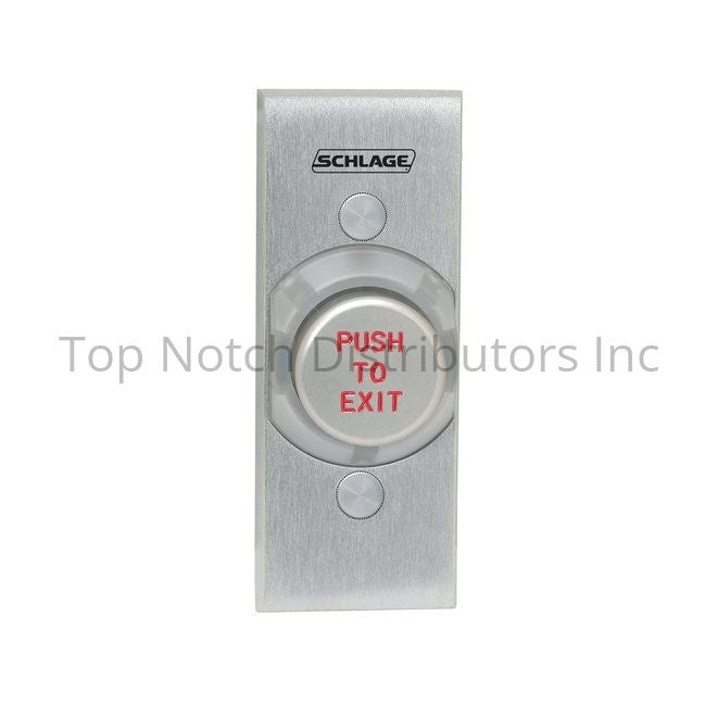 Schlage Electronics 631ALEXNS 1-1/4" Heavy Duty Narrow Stile Pushbu... Sparrow Supply