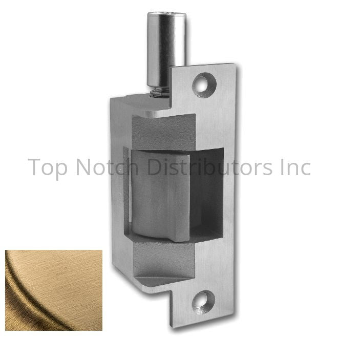 HES 71275F12D606 75 12VDC Fail Safe Electric Strike Satin Brass Sparrow Supply