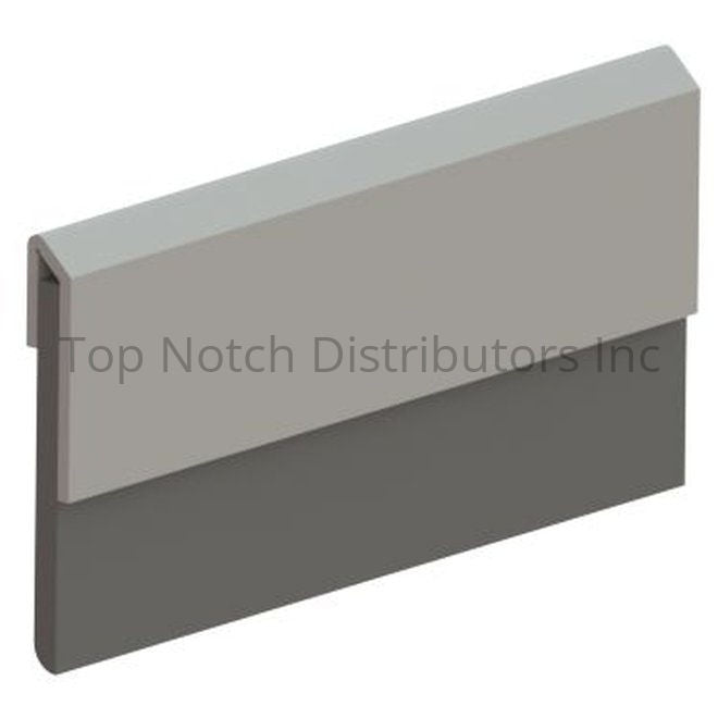 Hager 752SDBA36V 36" (3') Vinyl Door Bottom Sweep Dark Bronze Anodi... Sparrow Supply