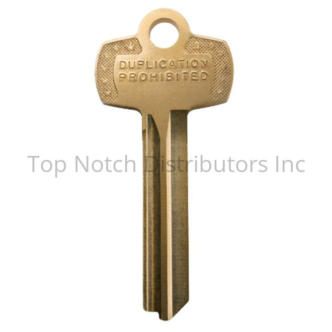 Dormakaba Commercial Hdwe 7AS1F1KS915KS800 7 Pin F Keyway Key Blank Sparrow Supply