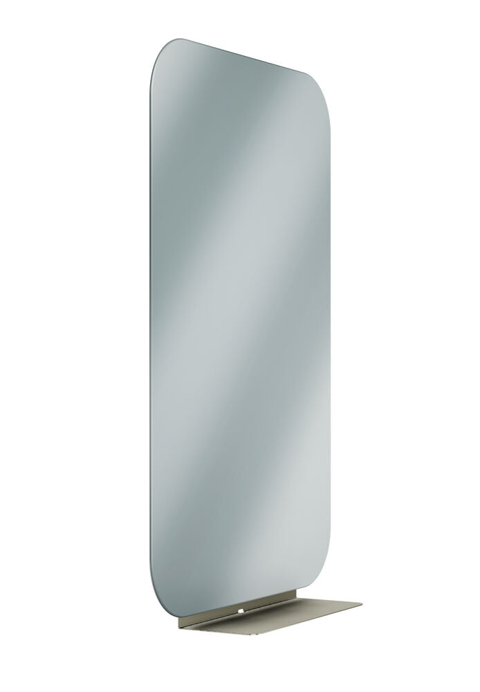 Bradley 7B1-3024360-BN Frameless Mirror-24" X 36" w/Shelf Brushed Nickel Sparrow Supply