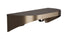 Bradley 7B2-0051296-BZ Shelf, Stainless Satin, 20 Gauge-w/Hooks, 5 X 12 Brushed Bronze Sparrow Supply