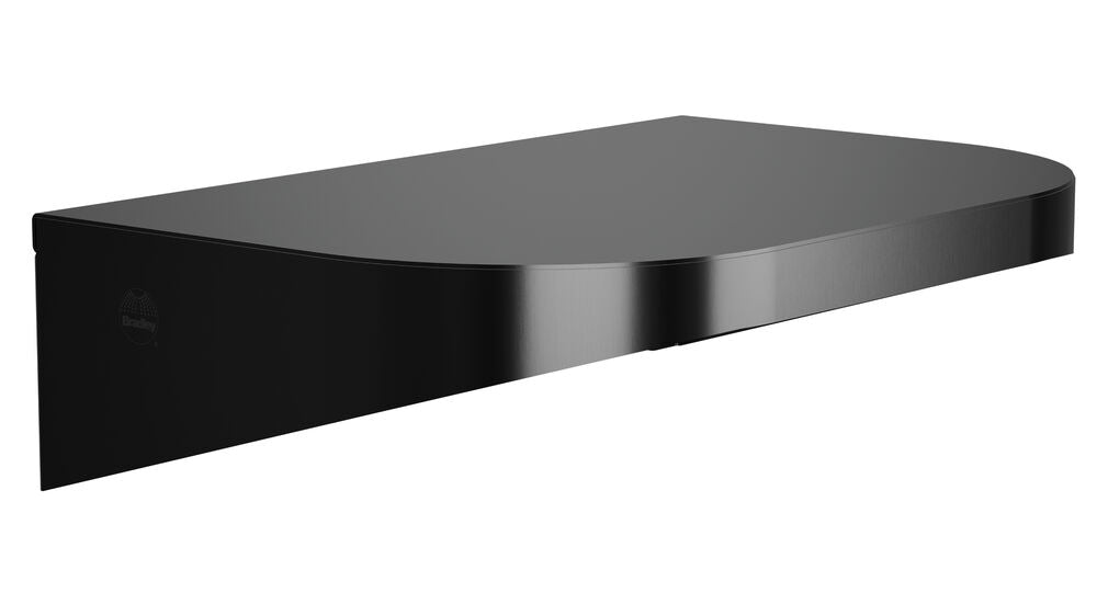 Bradley 7B2-0081200-BB Shelf, Stainless Satin, 20 Gauge, 8 X 12 Brushed Black Sparrow Supply