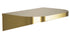 Bradley 7B2-0081200-BR Shelf, Stainless Satin, 20 Gauge, 8 X 12 Brushed Brass Sparrow Supply