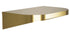 Bradley 7B2-0081296-BR Shelf, Stainless Satin, 20 Gauge-w/Hooks, 8 X 12 Brushed Brass Sparrow Supply