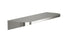 Bradley 7B2-0082496-BS Shelf, Stainless Satin, 20 Gauge-w/Hooks, 8 X 24 Brushed Stainless Sparrow Supply