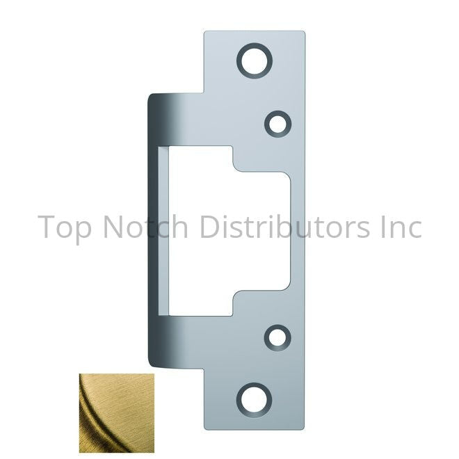 HES 801A606 Faceplate for 8000 Strike Satin Brass Sparrow Supply