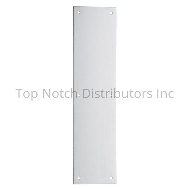 Ives 820032DAM416 4" x 16" Push Plate Antimicrobial Satin Stainless... Sparrow Supply