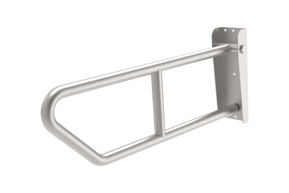 Bradley 8370-107000 Swing Up Grab Bar, 30" L, Satin Finish Sparrow Supply