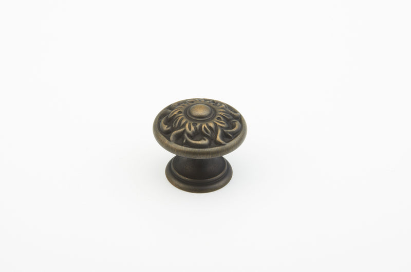 SCHAUB 870-RB Cabinet Knobs - Brass Sparrow Supply