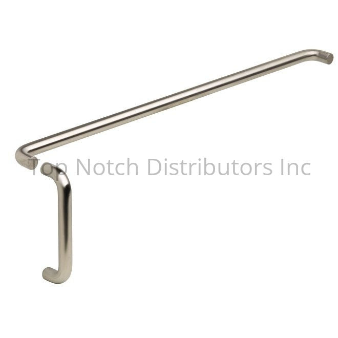 Ives 9103EZHD28826D 28" Push Bar and 8" Pull Combo; 1" Round and 2-... Sparrow Supply