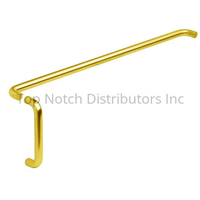 Ives 9103EZHD3324 33" Push Bar and 12" Pull Combo; 1" Round and 2-1... Sparrow Supply
