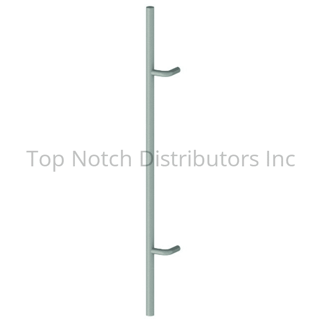 Hager 910B10B72 72" Offset Mounting Vertical Door Pull 56" Center t... Sparrow Supply
