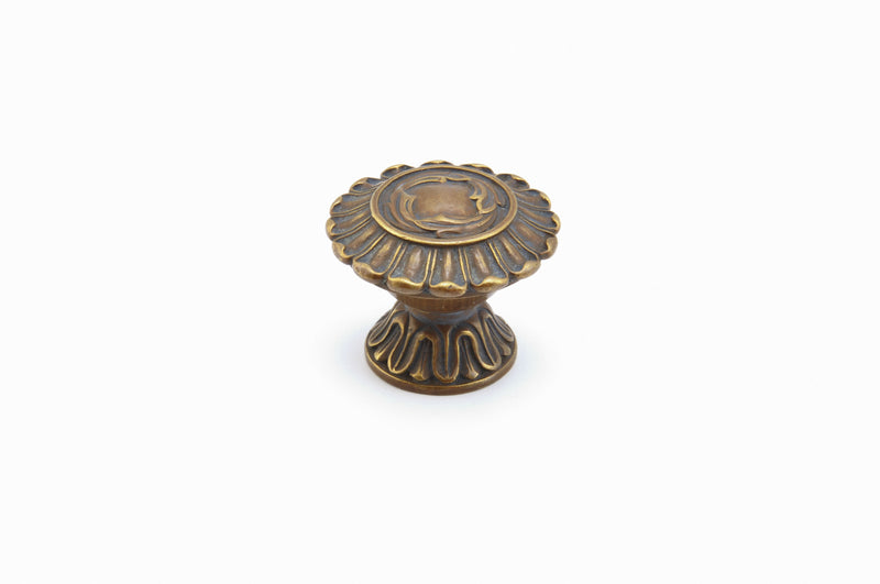 SCHAUB 936-MBR Cabinet Knobs - Brass Sparrow Supply