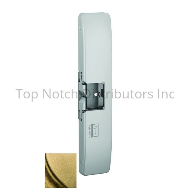 HES 9600606 12VDC / 24VDC Electric Strike Body Satin Brass Sparrow Supply