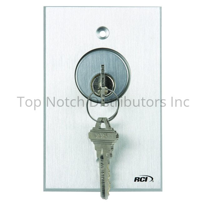 RCI 960MO28 Momentary Tamper Resistant Keyswitch; Brushed Anodized ... Sparrow Supply