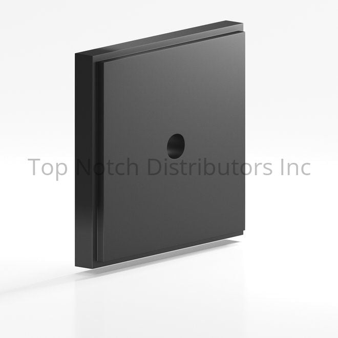 Colonial Bronze 9624MGRA 1-1/2" Square Back Plate Matte Graphite Sparrow Supply