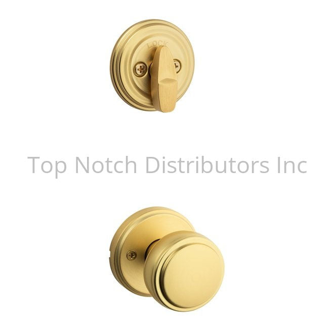 Kwikset 966SOK-4.UNIV Sora Knob with Traditional Round Rose Interio... Sparrow Supply